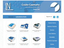 Tablet Screenshot of crudocaamano.com.ar
